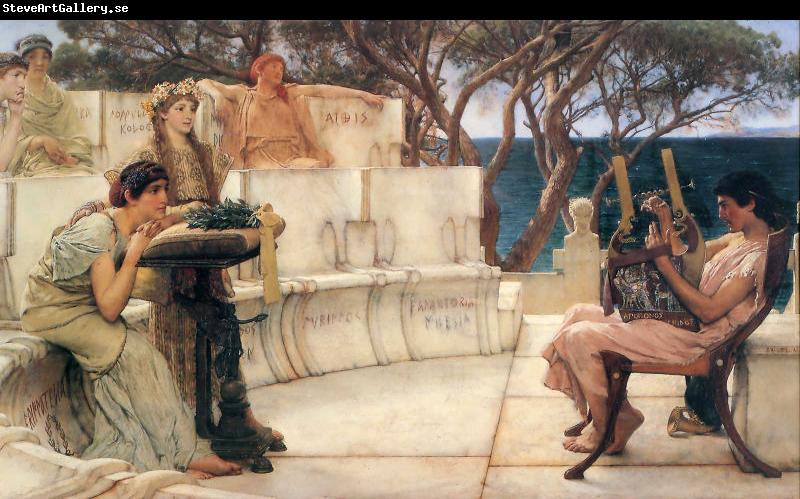 Laura Theresa Alma-Tadema Sappho and Alcaeus